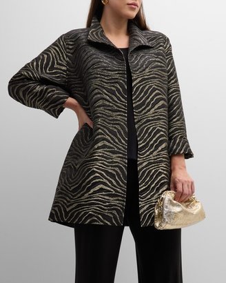 Plus Size Grand Entrance Jacquard Jacket