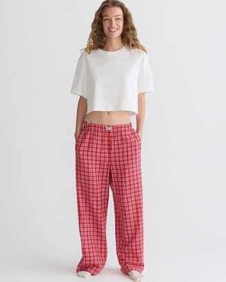 Flannel pajama pant in tartan