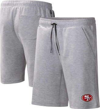 Men's Msx by Michael Strahan Heather Gray San Francisco 49ers Trainer Shorts