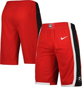 Men's Red Georgia Bulldogs Replica Team Basketball Shorts