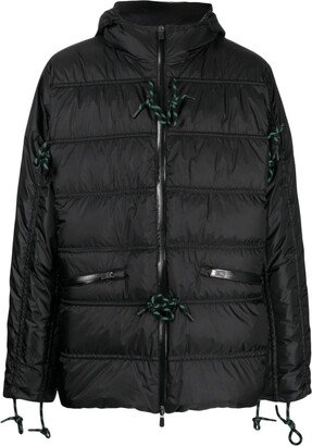 Zipped Hooded Padded Jacket