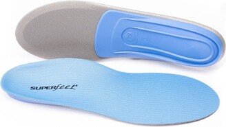 BLUE - Foam Shoe Insoles for Medium Arch Support - Junior 2.5-4 / Women 4.5-6