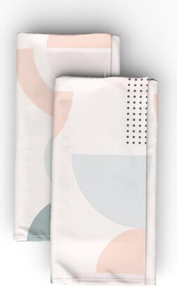 Cloth Napkins: Isla Geo - Multi Cloth Napkin, Longleaf Sateen Grand, Multicolor