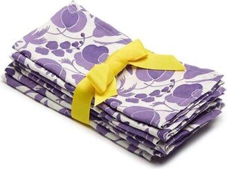 Wildbird-print linen napkins (set of six)