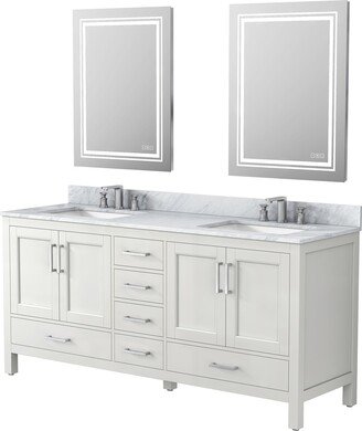 TONWIN 72 Inch Solid Wood Bathroom Vanity Set