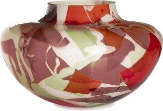 Nougat Spring Olla Murano glass vase