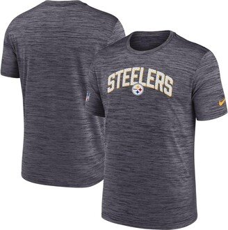 Men's Black Pittsburgh Steelers Velocity Athletic Stack Performance T-shirt
