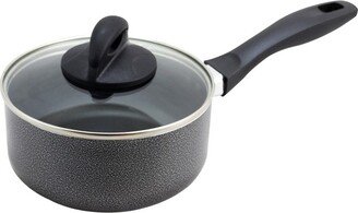 Clairborne 1.5 Quart Aluminum Sauce Pan with Lid in Charcoal Grey