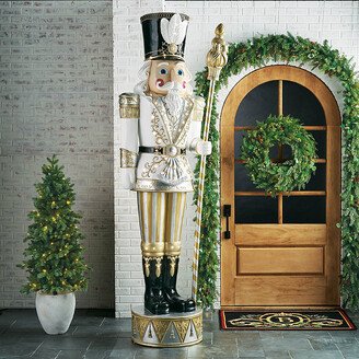 LED Giant 9ft Metallic Nutcracker