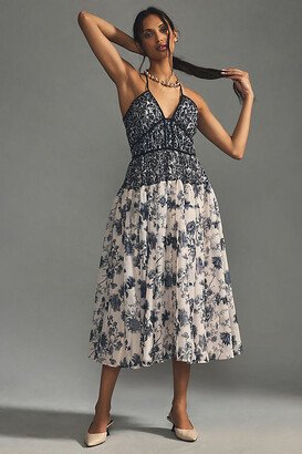 By Anthropologie V-Neck Halter Dress