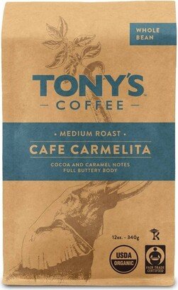 Tony's Coffee Café Carmelita Medium Roast Whole Bean Coffee - 12oz