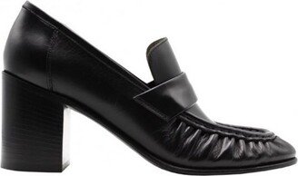 Pleat Detailed Loafer Pumps