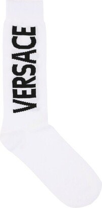 Logo Intarsia Ankle Socks-AC