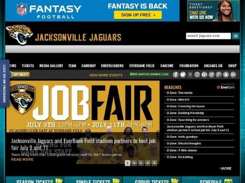 Jacksonville Jaguars Fan Shop Promo Codes & Coupons