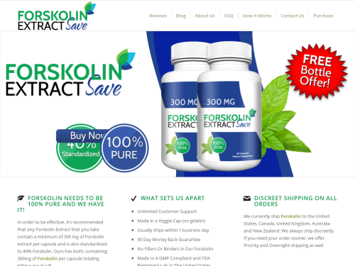 Forskolin Save Promo Codes & Coupons