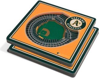 MLB Oakland Athletics 3D Stadium View Coaster