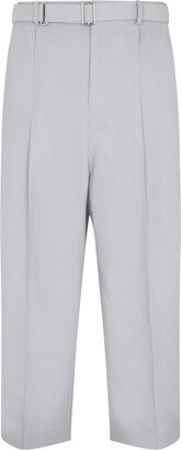 Mid-Rise Cropped Trousers-AK