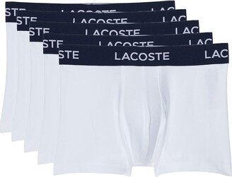 5-Pack Cotton Stretch Trunks (White) Men's Underwear