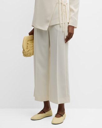 Grace Cropped Wide-Leg Trousers