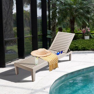 Patio Lounge Chair Chaise Recliner Weather Resistant