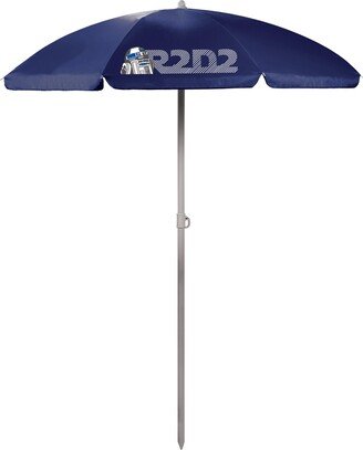 R2D2 Logo Portable Beach Umbrella