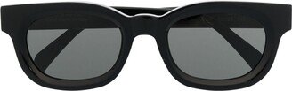 Logo-Lettering Square-Frame Sunglasses