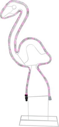 Northlight 24 Pink Flamingo LED Rope Light Silhouette Summer Outdoor Decoration