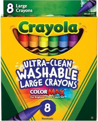 8ct Washable Large Crayons