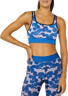 Womens Printed Stretch Sports Bra