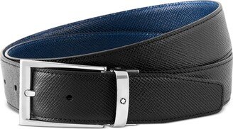 Men's Trapeze Buckle Reversible Leather Belt