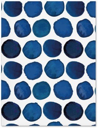 Journals: Watercolor Dots - Dark Journal, Blue