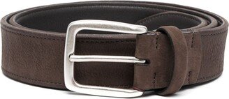 Grained Leather Belt-AC