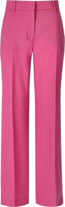 Button Detailed Wide Leg Trousers-AA