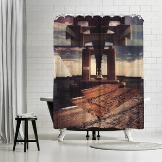 71 x 74 Shower Curtain, Mnt Hpe by Spires