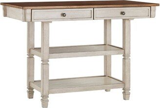 Keyla Antique Two-Toned Kitchen Island