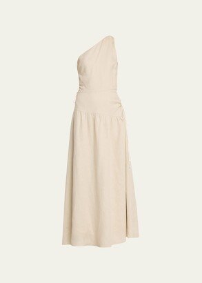 Dorsay Linen Corded Maxi Dress