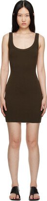 Brown Verona Tank Minidress