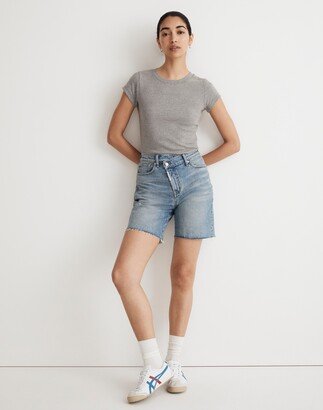 x Molly Dickson Crossover Baggy Jean Shorts