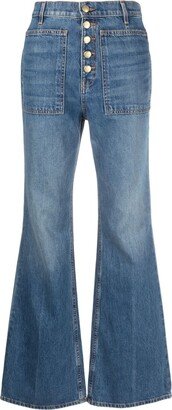 The Lou high-rise flared jeans-AA