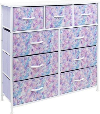 Drawer Dresser for Bedroom Home Purple