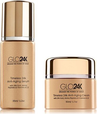 Glo24k Anti Aging Complete 2Pc Set