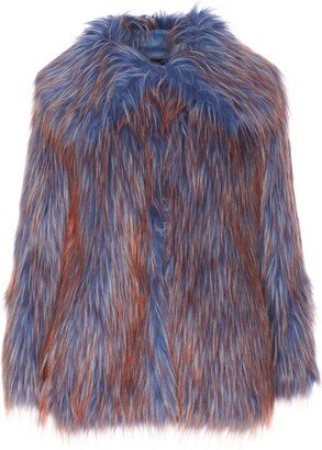 Fox Faux Fur Color Caban