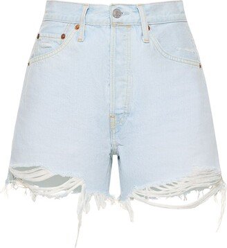 50s Cotton denim cutoff shorts