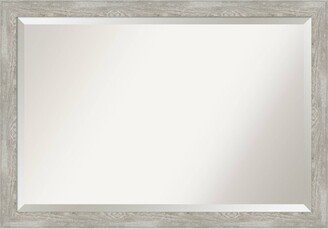 40 x 28 Dove Narrow Framed Wall Mirror Graywash