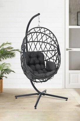 Living and Home Woven Outdoor Hanging Chair