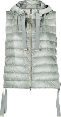 Hooded Padded Gilet-AD