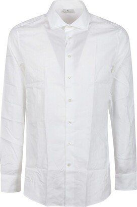 Buttoned Long-Sleeved Shirt-BX