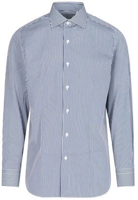 Striped Button-Down Shirt-AB