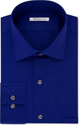 Men's Slim-Fit Flex Collar Stretch Solid Dress Shirt