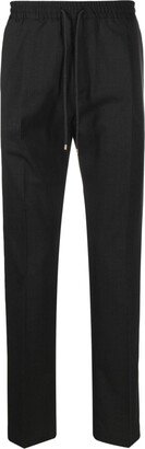 Drawstring-Waist Tailored Trousers